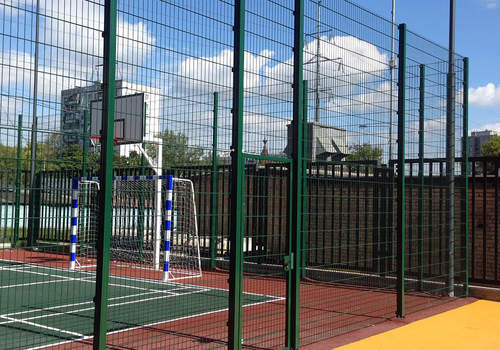 2Д забор для футбольной площадки в Полевском